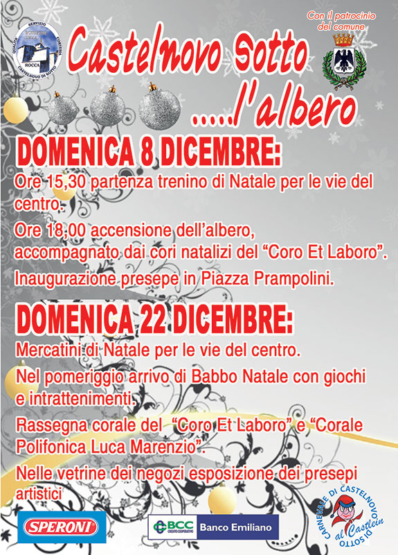 Mercatino di Natale a Castelnovo di Sotto 